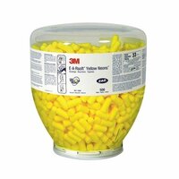 3M E-A-Rsoft Yellow Neons Earplugs, 36 dB, Refill Bottle (500 pairs per pack)