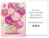Card/Thank You - 3 Dimensional   (22532)