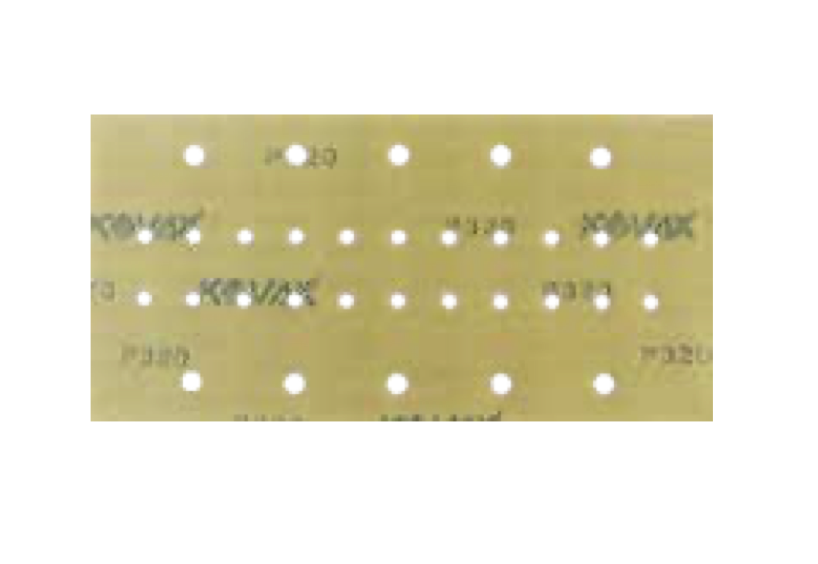 KOVAX: MAXFILM SUPER TACK MULTIHOLE SHEETS 115 X 230mm - 32H - P240  (PK50)