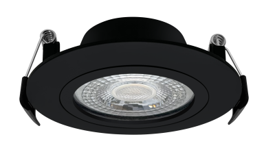 EVOLEC ASTRA 5W LED CCT DIMMABLE DOWNLIGHT - BLACK | AST5/CCT/B