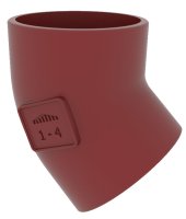 ENSIGN ABOVE GROUND 191435 SHORT RADIUS BEND 50x45DG 02804