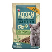 CJs Kitten Friendly Milled Wood Pellet Litter 10ltr