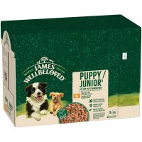 James Wellbeloved Puppy Pouch Turkey in Gravy 90g 12pk x 1