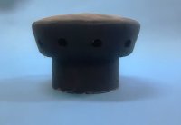 Chimney Flue Vent Clay 180mm Black