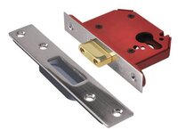 Union Euro Profile Mortice Deadlock 68mm Stainless Steel