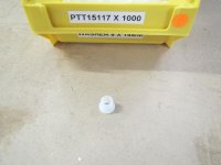 HINGE PIN RETAINER WHITE - 2004 TO PRESENT