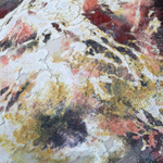 Scatter Box Aristo 35x50cm Ochre/Orange close up