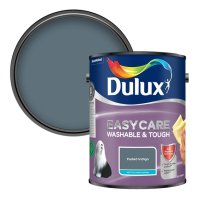 Dulux Easycare Faded Indigo Colour Swatch & 5L Paint Tin