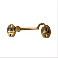 Cabin Hook 100mm (4") Brass