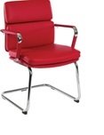 Teknik 1101RD Deco Cantilever Red Chair