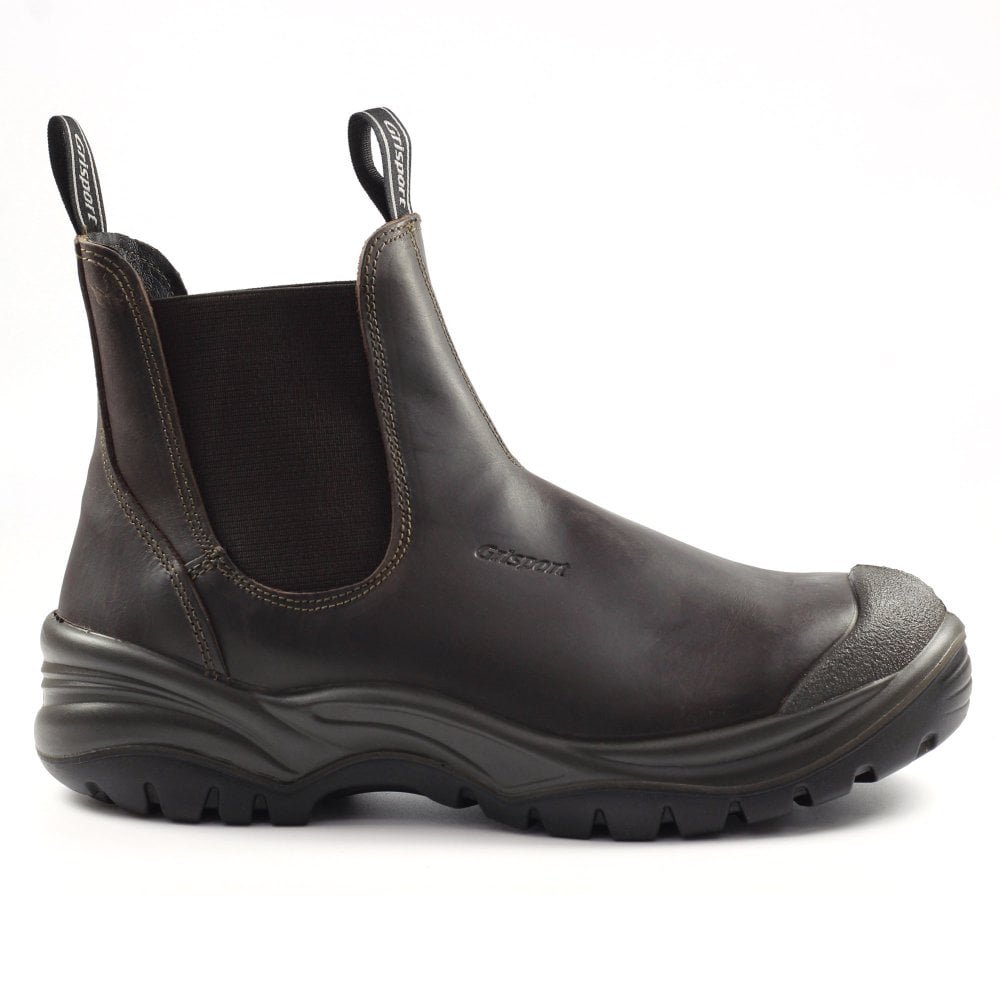CHUKKA LEATHER PULLON SAFETY BOOT
