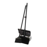 Dosco Heavy Duty Lobby Dustpan & Brush Set Black