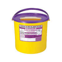 Daniels Sharpsbin 11.5L - Orange - DMI Ireland's Leading Dental Supplier - Next Day Delivery