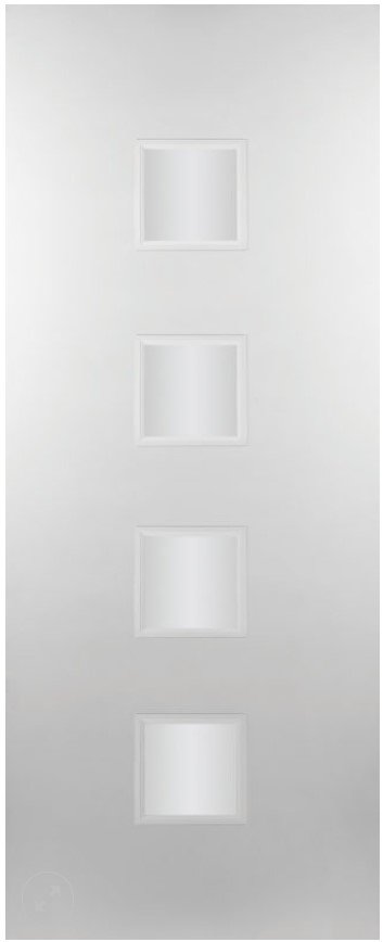 Primed Maryland DFG20 Clear FD30 Grooved, Glazed