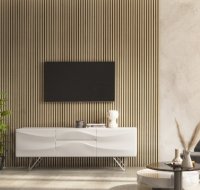 Acoustic Wall Panel 2400 x 605mm Light Oak