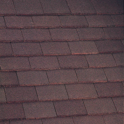 Marley Eternit Plain Tile Dark Red Concrete Tile 267mm x 165mm MA14026