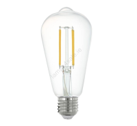 Eglo 6W ST64 Clear Dimmable LED Lamp E27