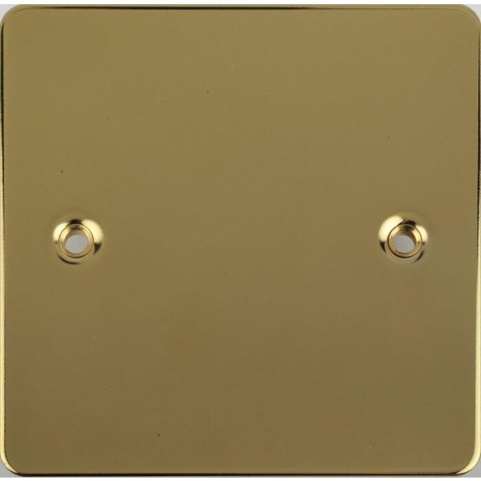 Flat Plate Polished Brass 1G BLANK PLATE|LV0701.0615