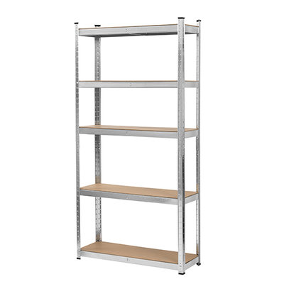 Blackspur 5 Tier Boltless Galvanised Steel Shelving Unit -1.78M (H)