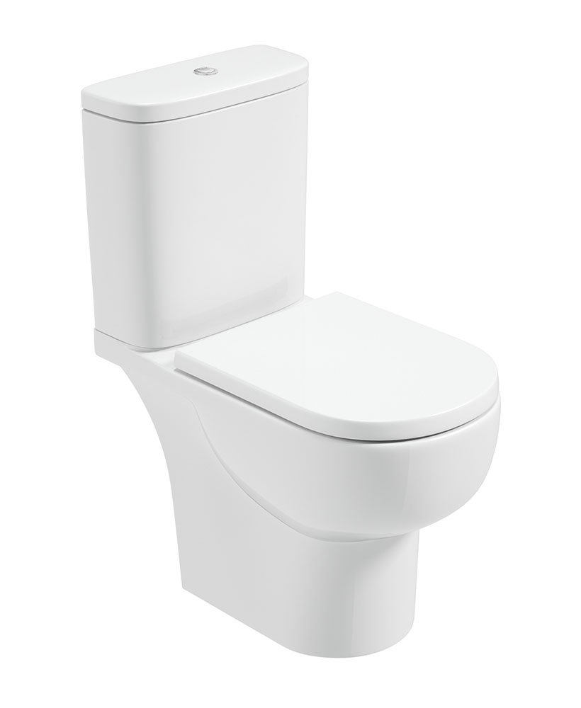 SIGMA Close Coupled Open Back WC & Soft Close Seat