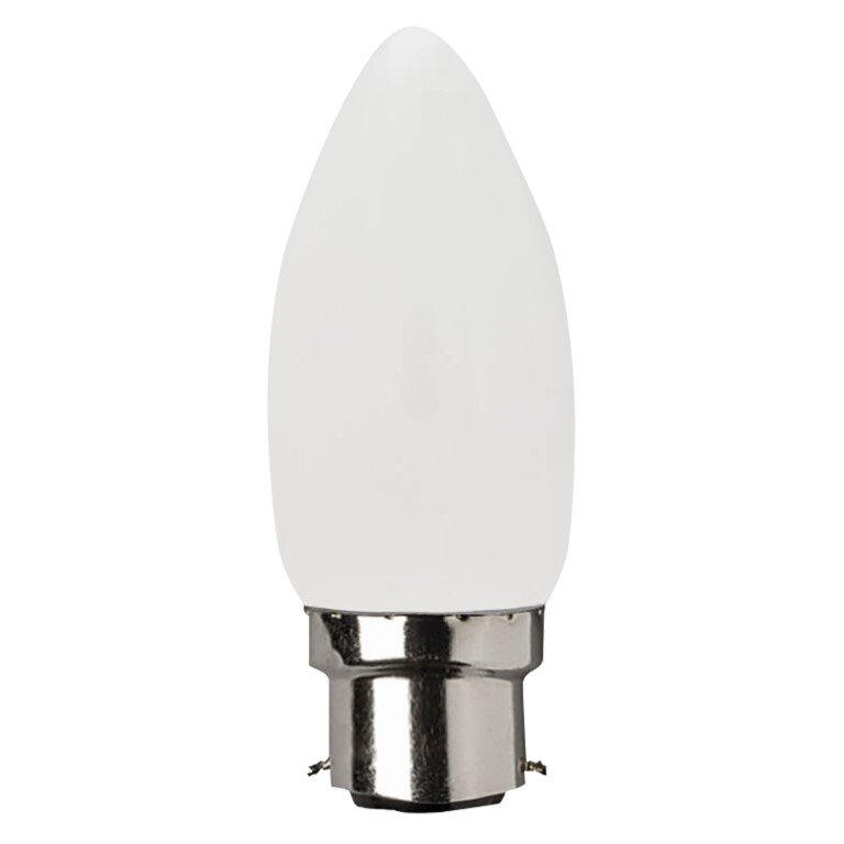 4W LED Candle Dimmable Lamp with Bayonet Cap Base 5000k