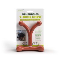 Bamboodles Y-Bone Bacon Dog Chew Medium x 1