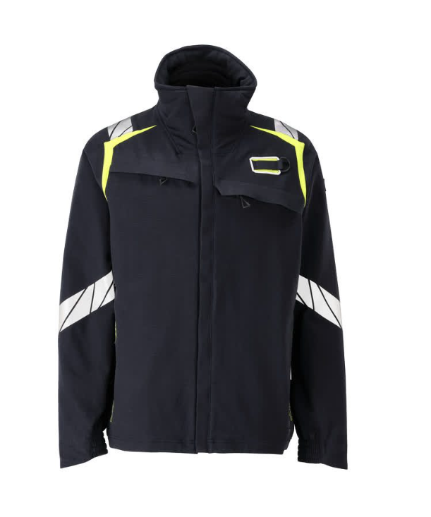 MASCOT 21209-284-01017 Accelerate Flame Retardant Jacket Navy/Yellow 