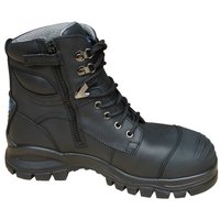 Blundstone 997 Nitrile Sole 300&deg;C Lace Up/Zip Safety Boot&Scuff Cap Black