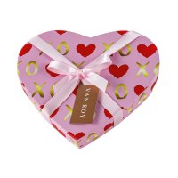 Hugs and kisses rigid heart shaped box of asstd chocs - 5x265g