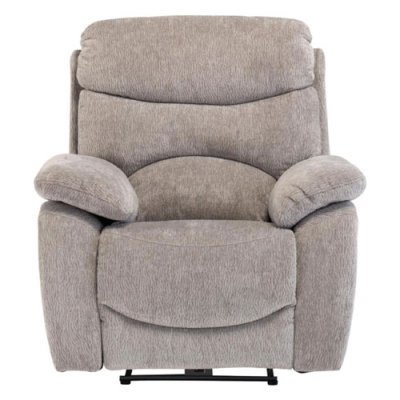 Milan Electric Recliner - Light Grey