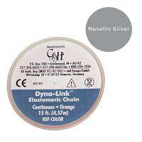 G&H Dyna-Link Chain Continuous Spool (15'/4.572m) Metalic Silver