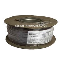 Tri Rated Flexible Panel Cable - 0.75mm2 Brown / TRI-0.75-BROWN