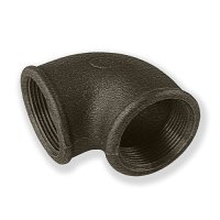 1/4" Black F x F Elbow"