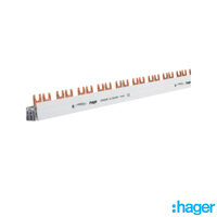 FORK BUSBAR 2P 10MM 57 MODULE