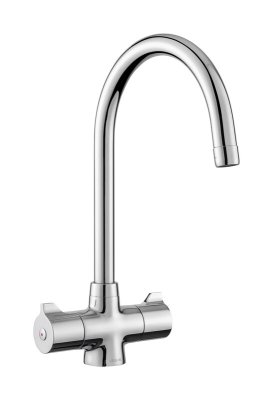 Leisure AquaClear Dual Lever Monobloc Tap - Chrome finish