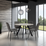 Sally Round Stone Dining Table 4