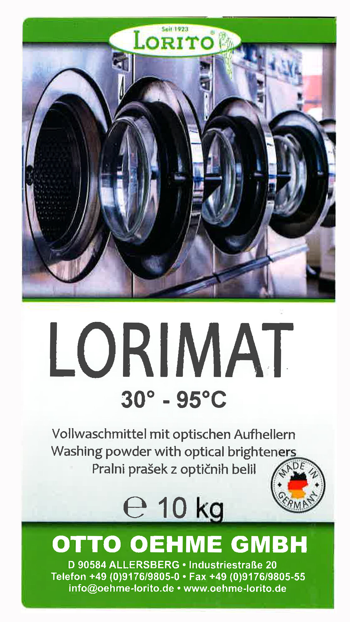 Lorimat Washing Powder 10Kg Wipeout