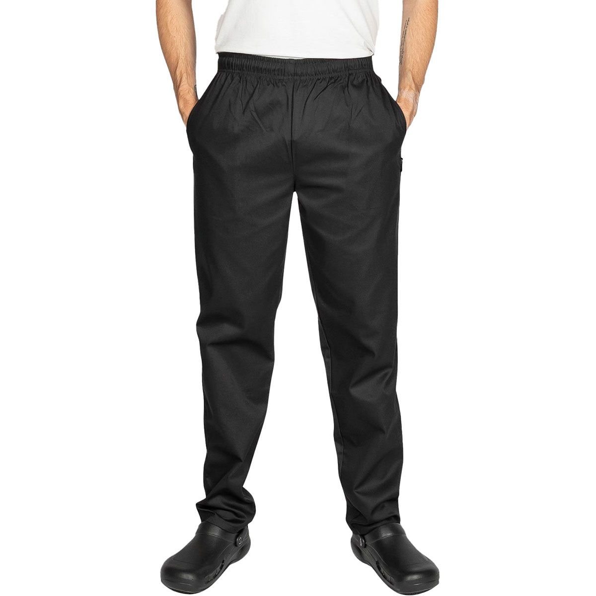 DENNYS UNISEX PLAIN CHEFS TROUSERS