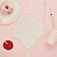 Daisy Paper Napkins - Pack of 16
