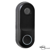Robus LEDRCD1080-04 Wi-Fi Doorbell Connect 1080p Camera IP54 Black