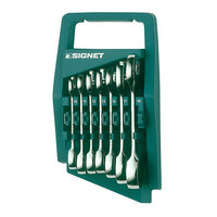 Signet Metric Stubby Combination Wrench Set 7 pc Box End Style