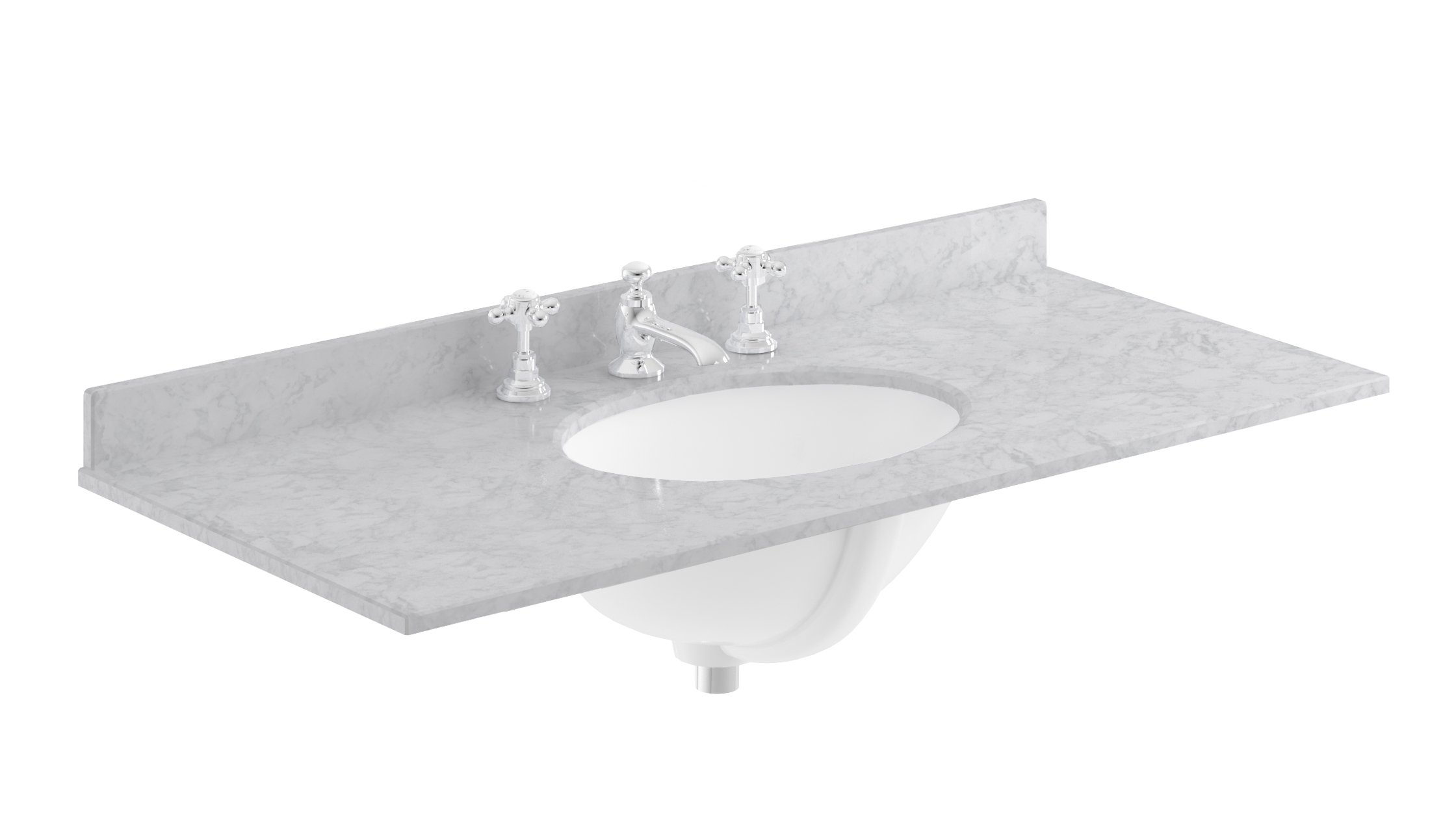 1000mm Single Bowl 3 Tap Hole