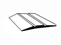 231 COVER STRIP 25mm ALUMI 3FT x 45