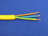 3 Core 2.5Sq Arctic Yellow Cable