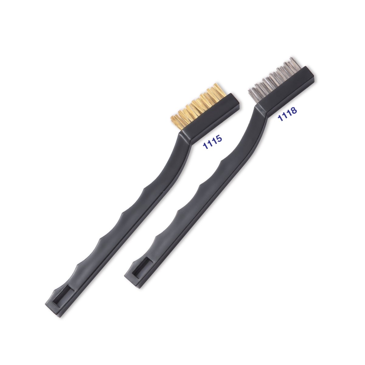 Premium Plus Brass Wire Brush Non Slip Handle