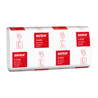 Katrin Classic W Fold Hand Towels Long White 2Ply Non Stop x 3000 sheets