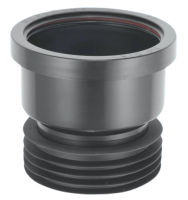 McAlpine 4" Drain Connector Black DC1-BL