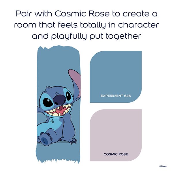 Dulux Easycare Disney Stitch Colour Combination