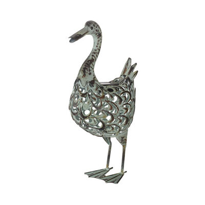Metal Silhouette Animals Duck