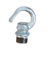 GALVANISED MALE HOOK 20mm